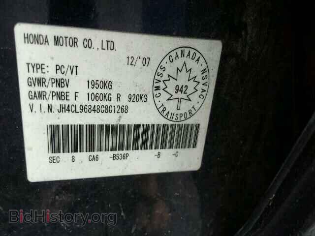 2008 ACURA TSX - VIN: JH4CL96848C801268 - Фото 10
