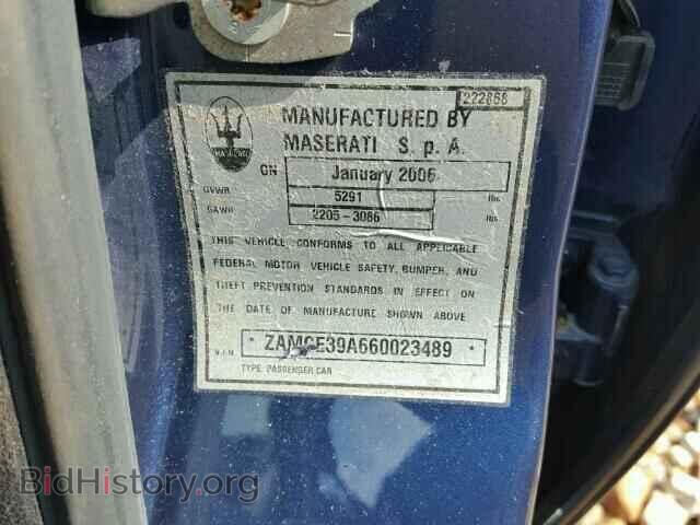 2006 MASERATI ALL MODELS - VIN: ZAMCE39A660023489 - Фото 10