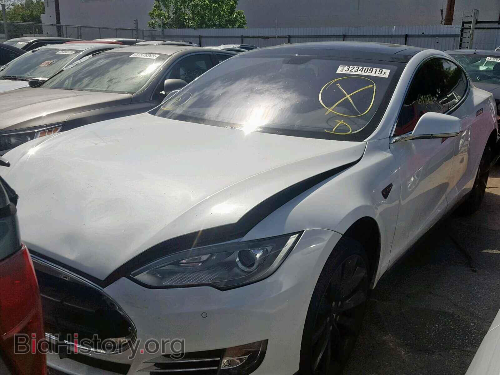 2014 TESLA MODEL S - VIN: 5YJSA1H19EFP48957 - Фото 2