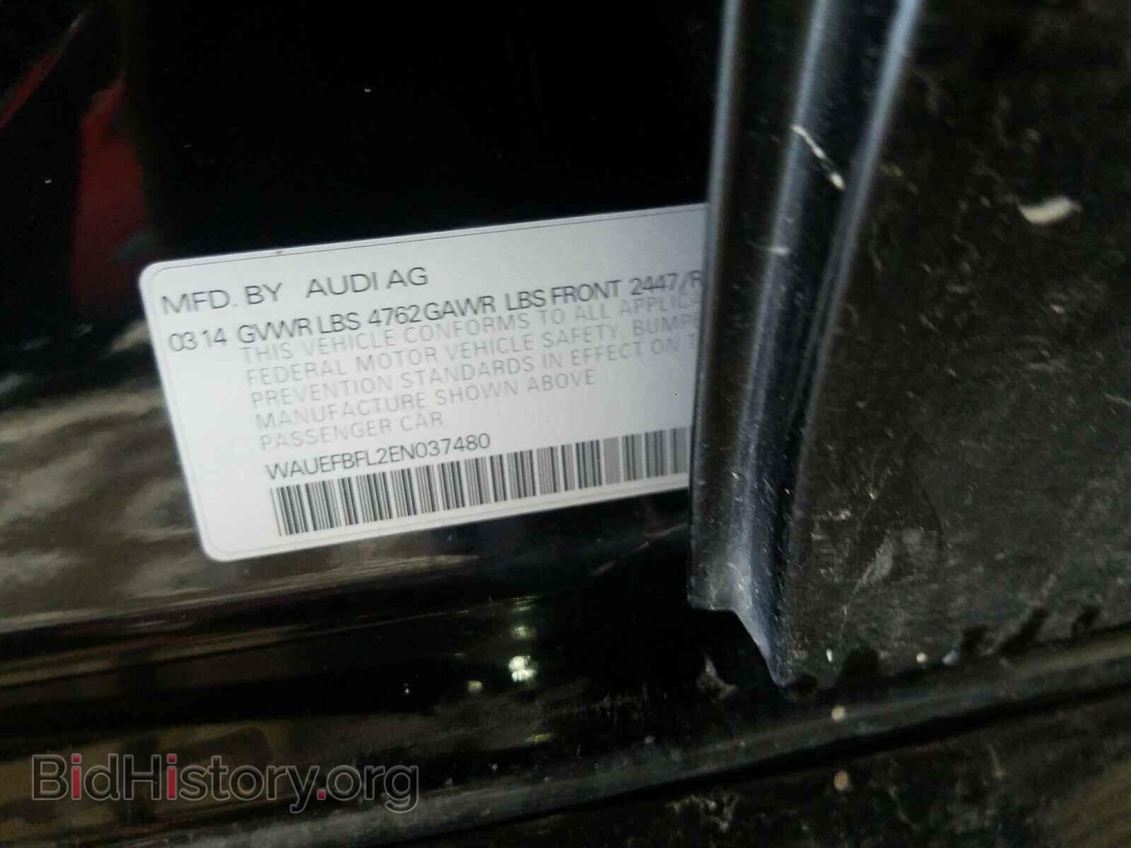 2014 AUDI A4 - VIN: WAUEFBFL2EN037480 - Фото 10