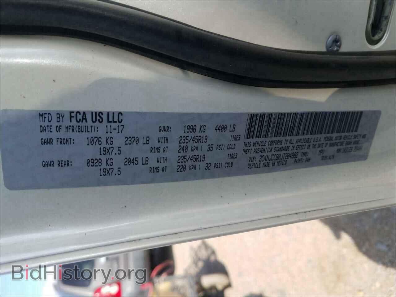 2018 JEEP COMPASS - VIN: 3C4NJCCB0JT204982 - Photo 10