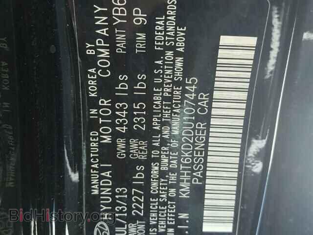 2013 HYUNDAI GENESIS - VIN: KMHHT6KD2DU107445 - Фото 10