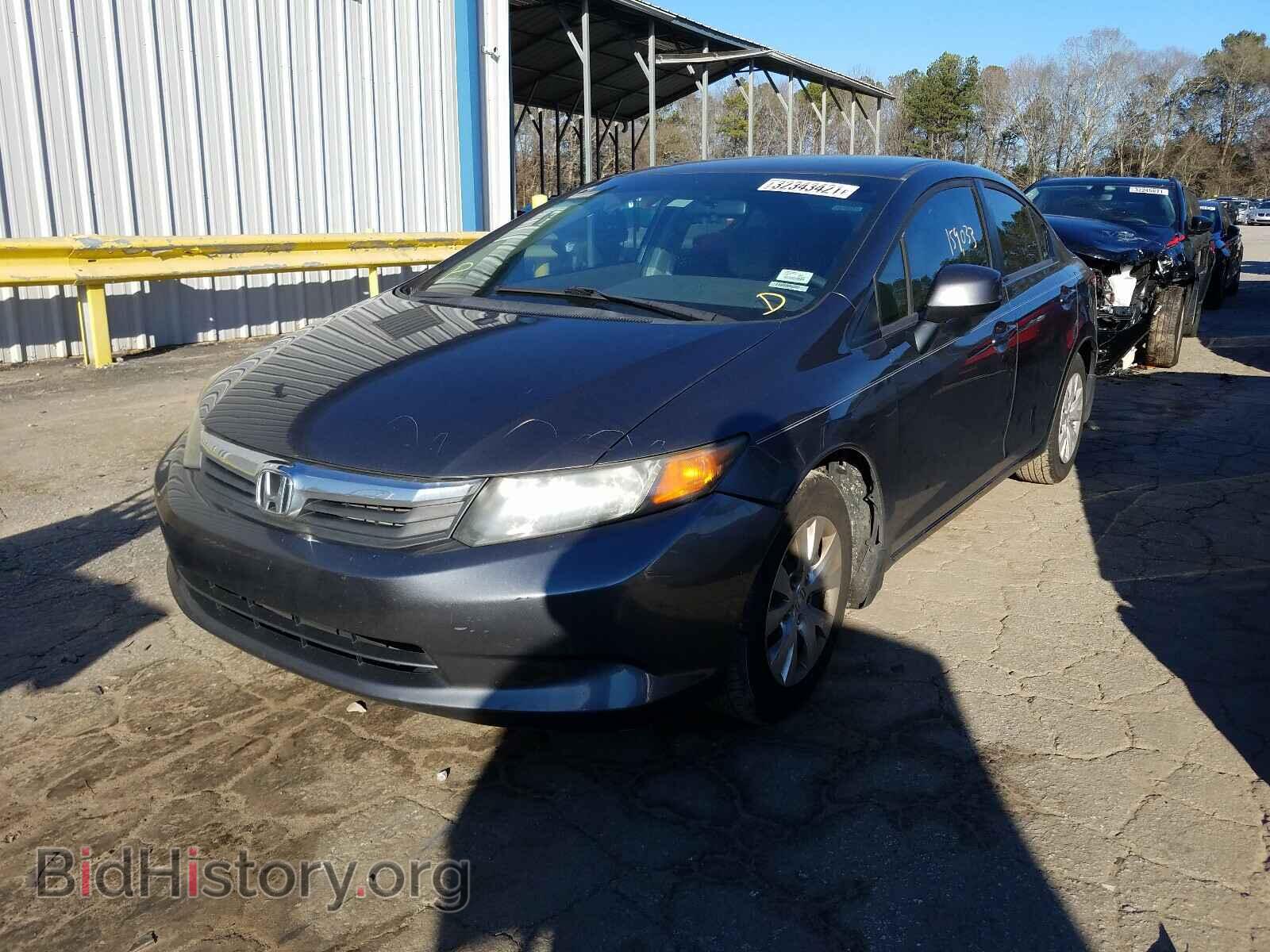 2012 HONDA CIVIC - VIN: 2HGFB2F52CH304645 - Фото 2