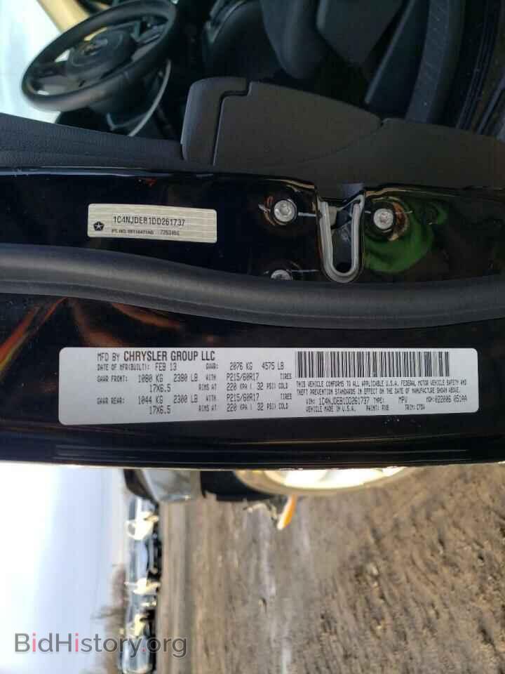2013 JEEP COMPASS - VIN: 1C4NJDEB1DD261737 - Фото 10