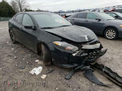 2016 Dodge DART Dart SXT, black — VIN 1C3CDFBB7GD592734, Copart