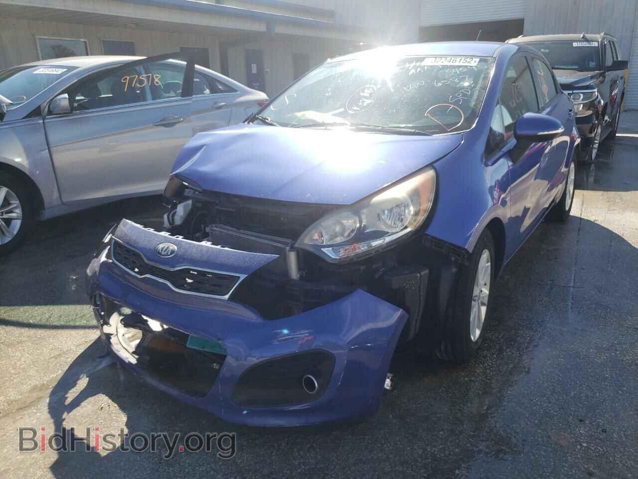 2013 KIA RIO - VIN: KNADN5A36D6216587 - Фото 2