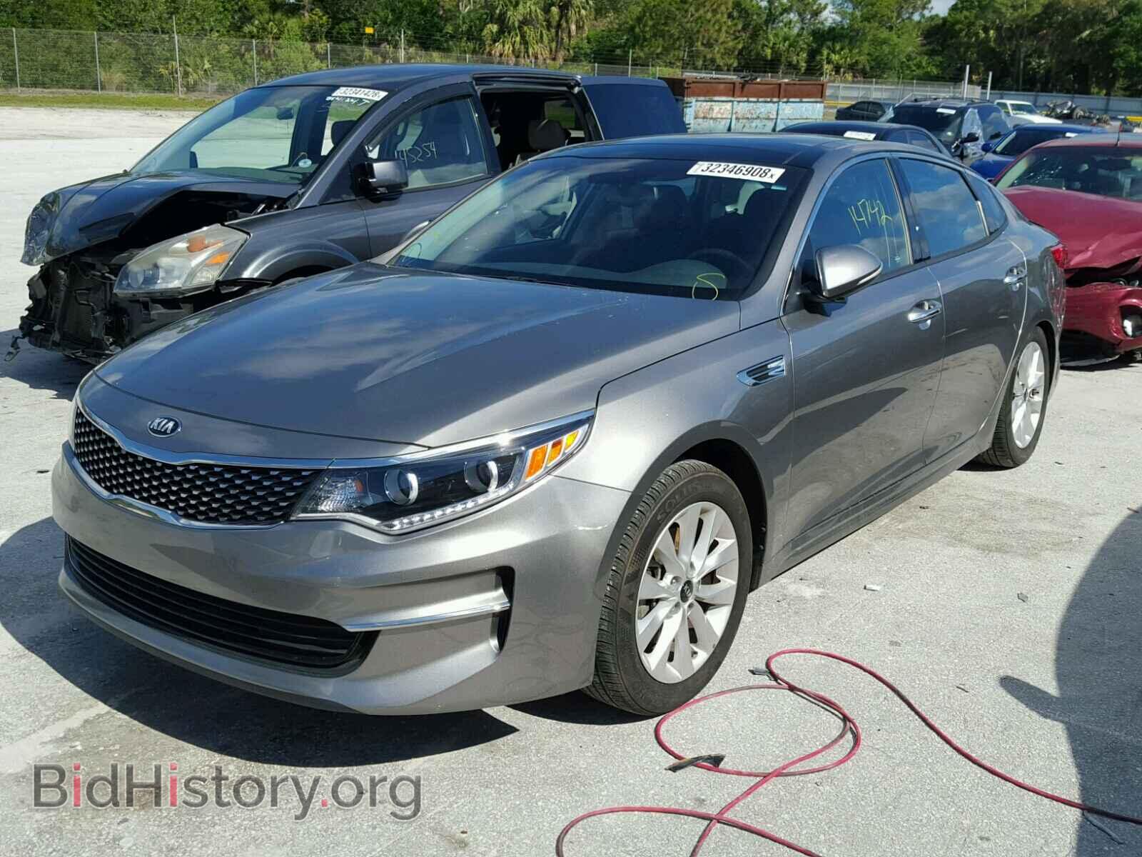 2016 KIA OPTIMA - VIN: 5XXGU4L30GG093787 - Фото 2