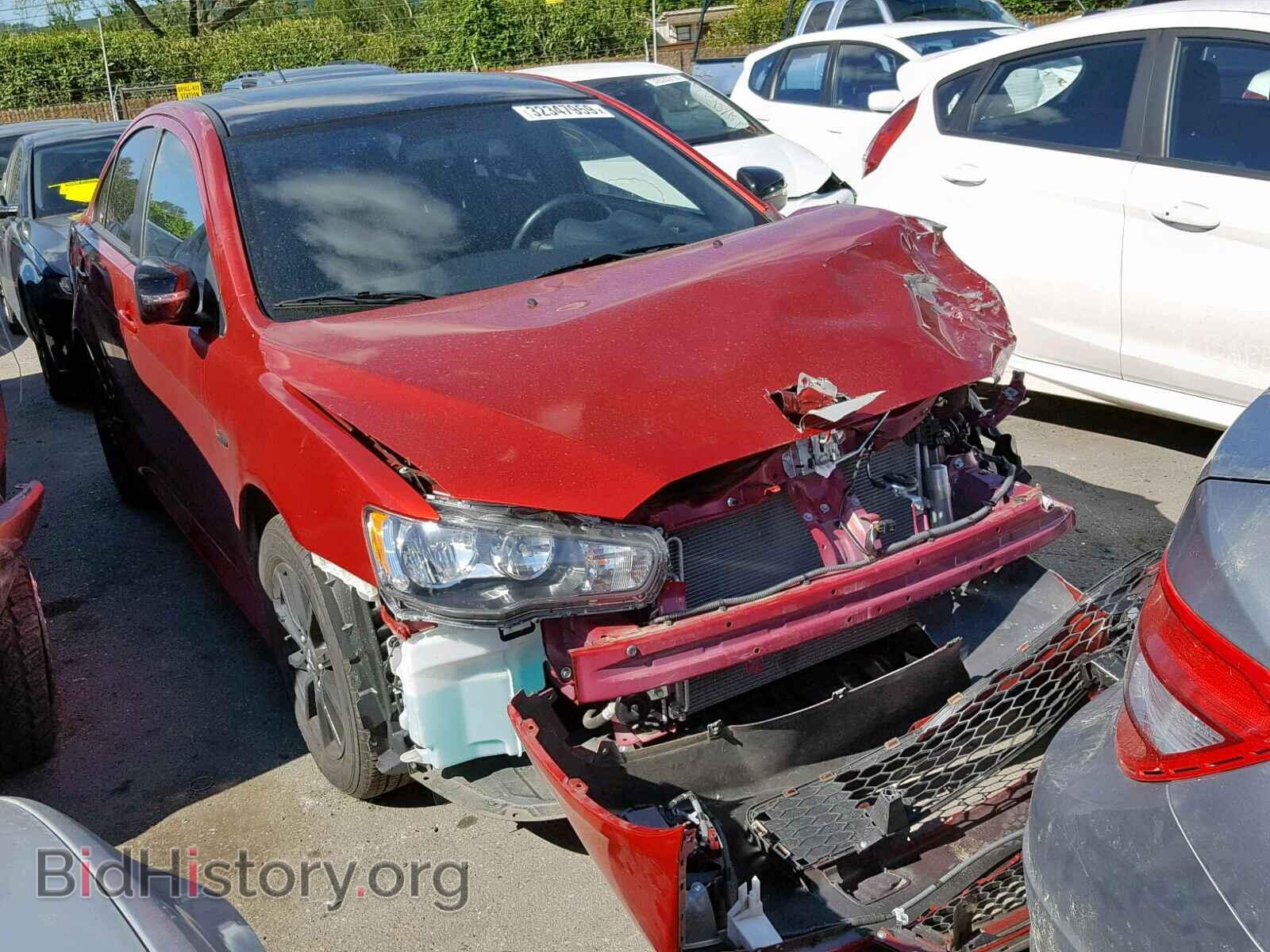 Photo JA32U2FU6HU016225 - MITSUBISHI LANCER 2017