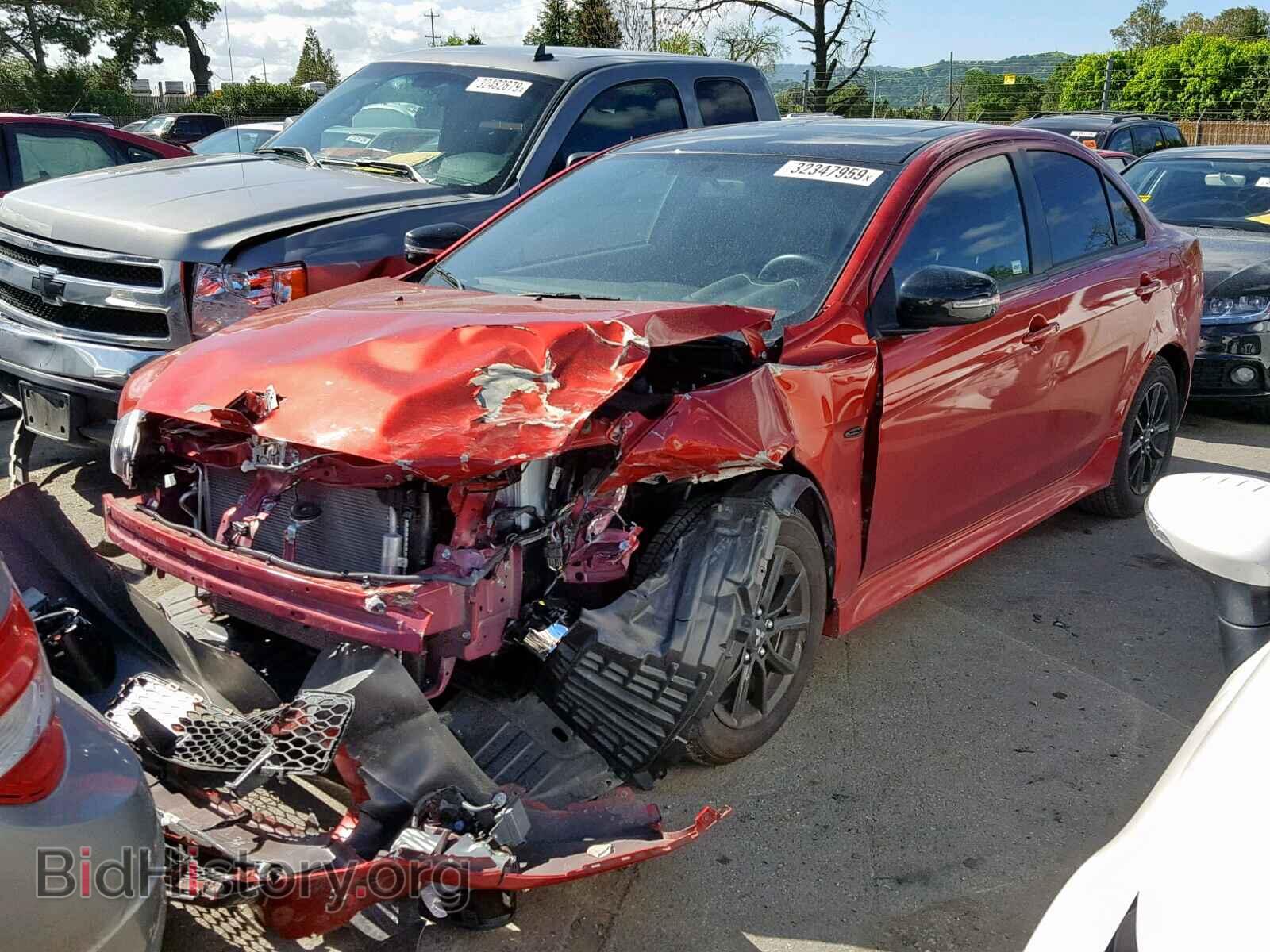 2017 MITSUBISHI LANCER - VIN: JA32U2FU6HU016225 - Фото 2