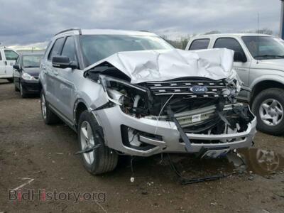 2016 Ford EXPLORER Explorer X, silver — VIN 1FM5K7D80GGD33594, Copart