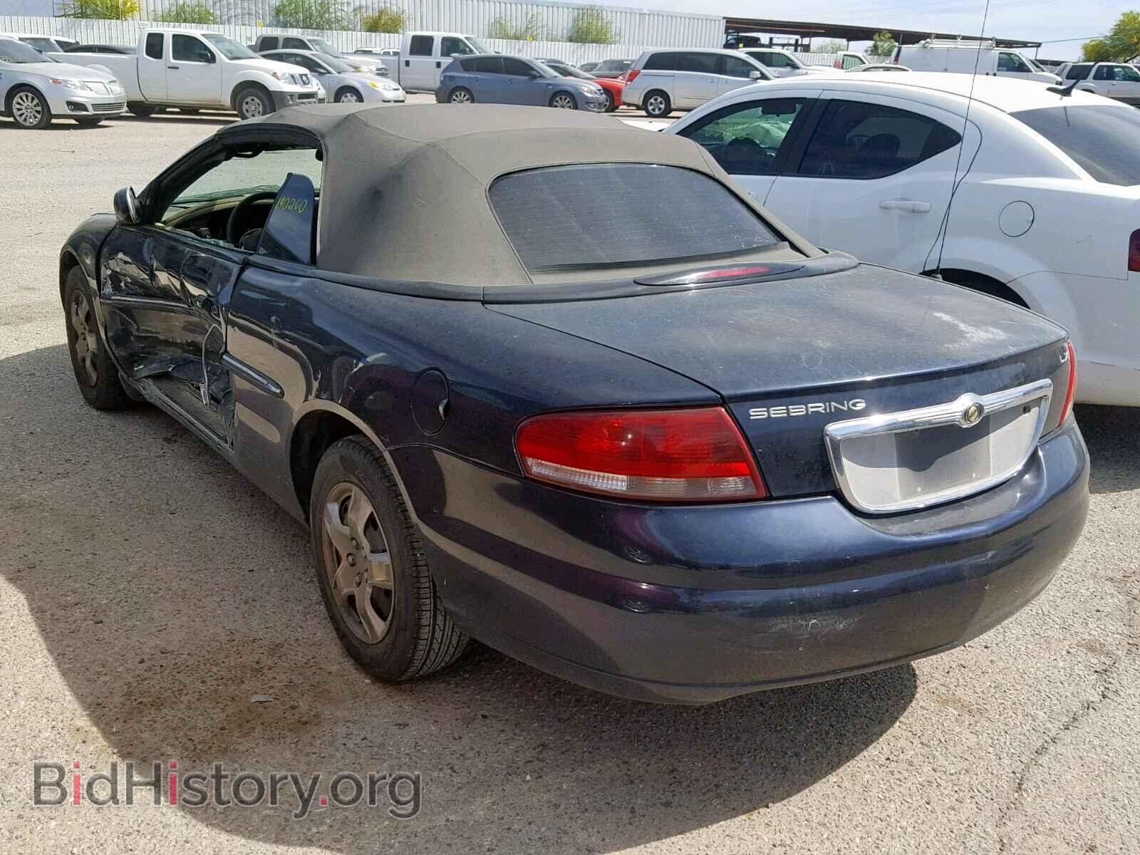 2003 CHRYSLER SEBRING - VIN: 1C3EL45TX3N606375 - Фото 3