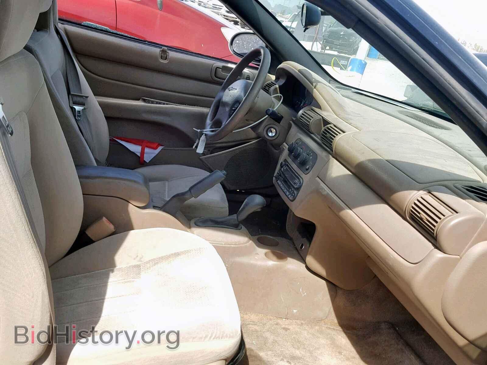 2003 CHRYSLER SEBRING - VIN: 1C3EL45TX3N606375 - Фото 5