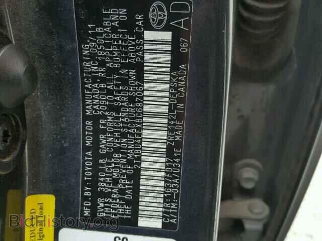 2011 TOYOTA COROLLA - VIN: 2T1BU4EEXBC687067 - Photo 10