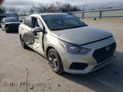 2018 Hyundai ACCENT Accent SE, beige — VIN 3KPC24A36JE008653, Copart