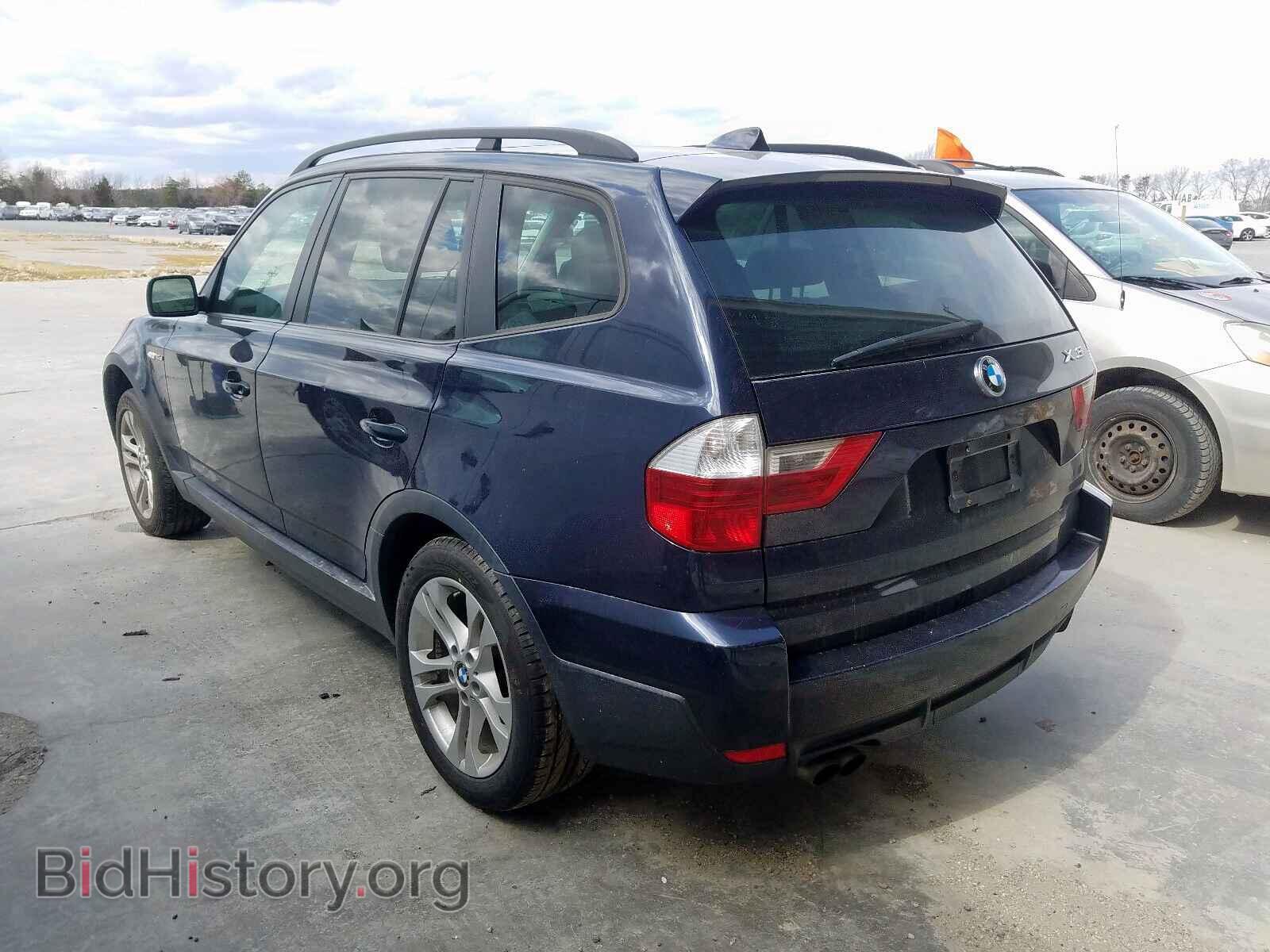 2007 BMW X3 - VIN: WBXPC93437WF24961 - Фото 3
