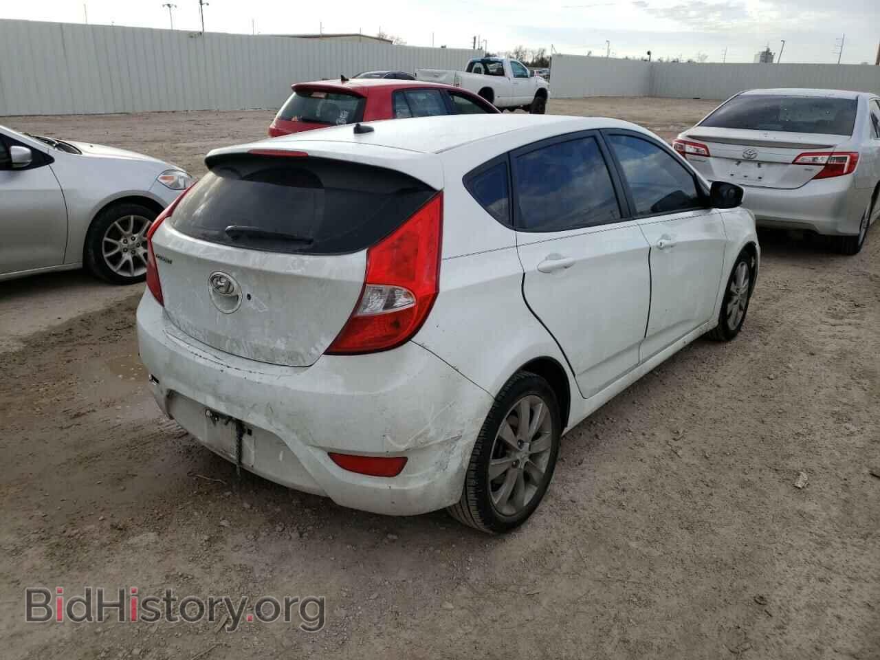 2012 HYUNDAI ACCENT - VIN: KMHCU5AE6CU003521 - Фото 4