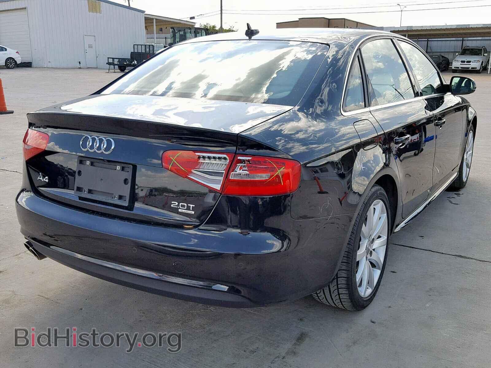 2013 AUDI A4 - VIN: WAUFFAFL0DN038107 - Фото 4