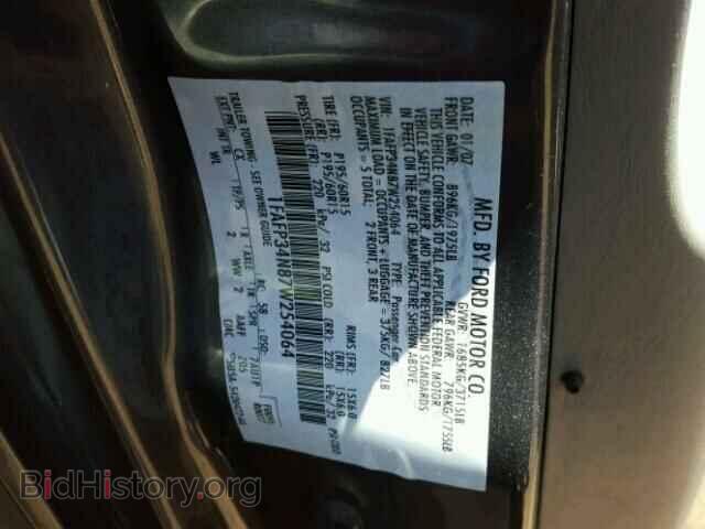 2007 FORD FOCUS - VIN: 1FAFP34N87W254064 - Фото 10