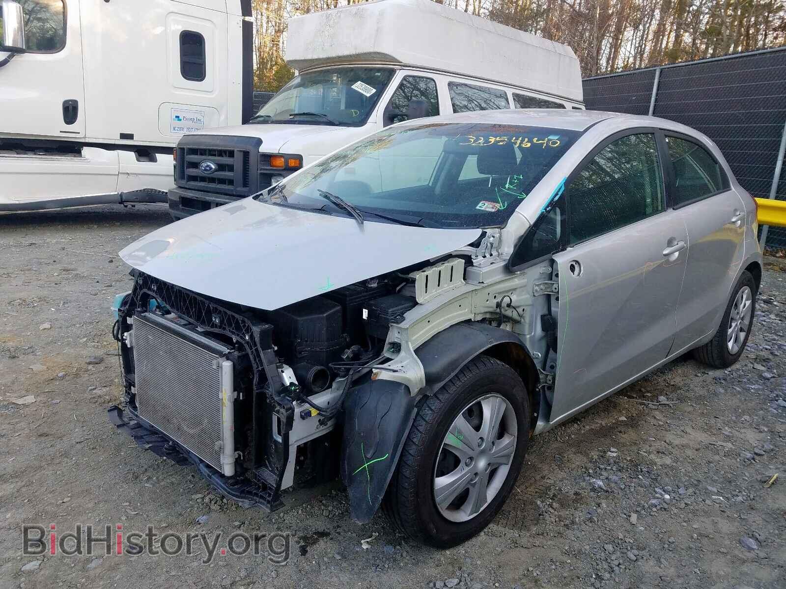 2013 KIA RIO - VIN: KNADN5A3XD6281457 - Фото 2