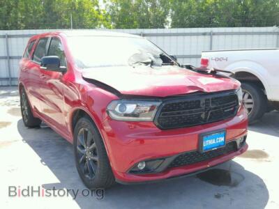 2018 Dodge DURANGO Durango GT, red — VIN 1C4RDHDG7JC100646, Copart