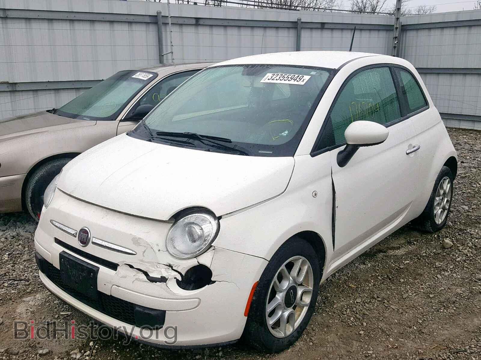 2012 FIAT 500 - VIN: 3C3CFFARXCT277598 - Фото 2
