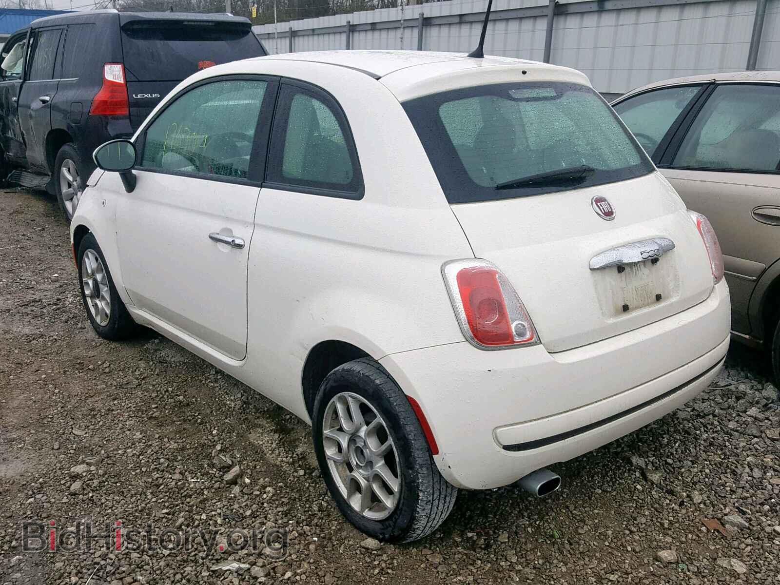 2012 FIAT 500 - VIN: 3C3CFFARXCT277598 - Фото 3