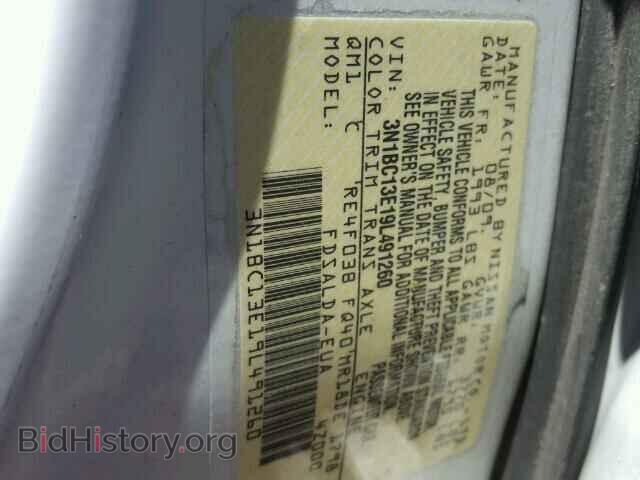 2009 NISSAN VERSA - VIN: 3N1BC13E19L491260 - Фото 10