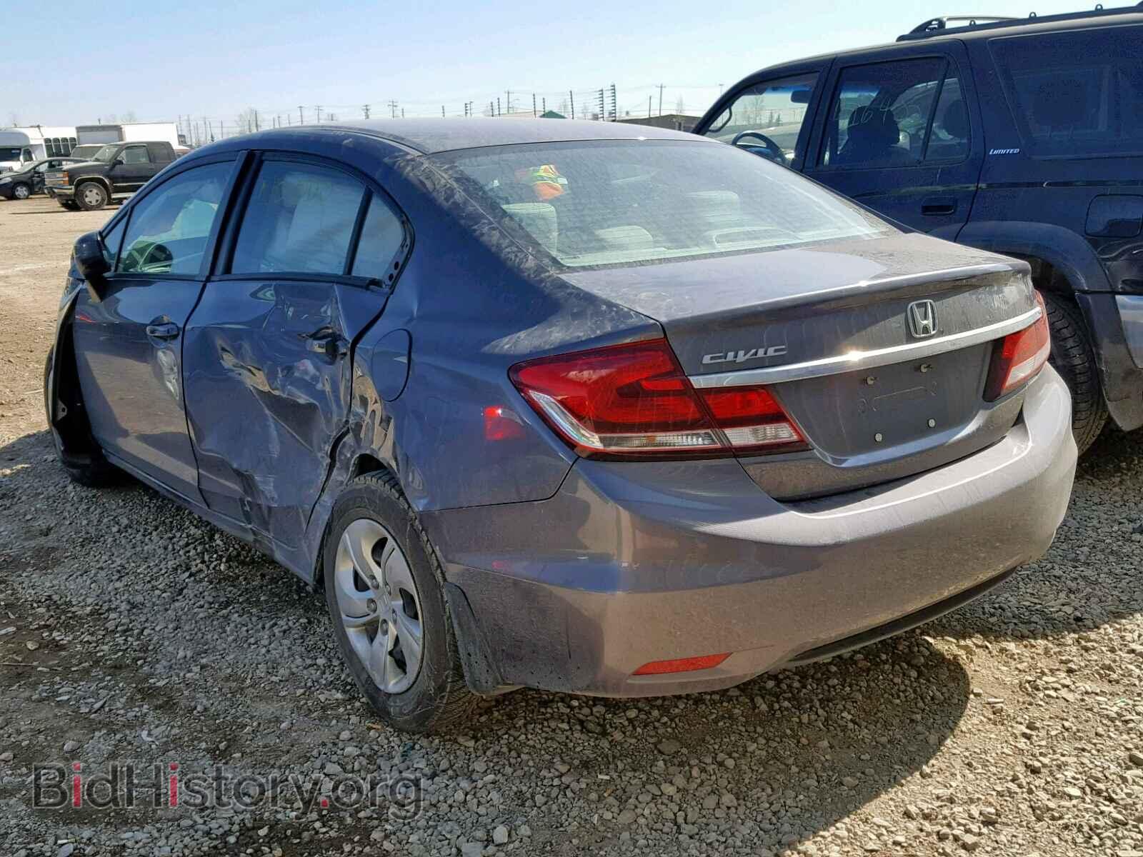 2014 HONDA CIVIC LX - VIN: 2HGFB2F47EH015898 - Фото 3