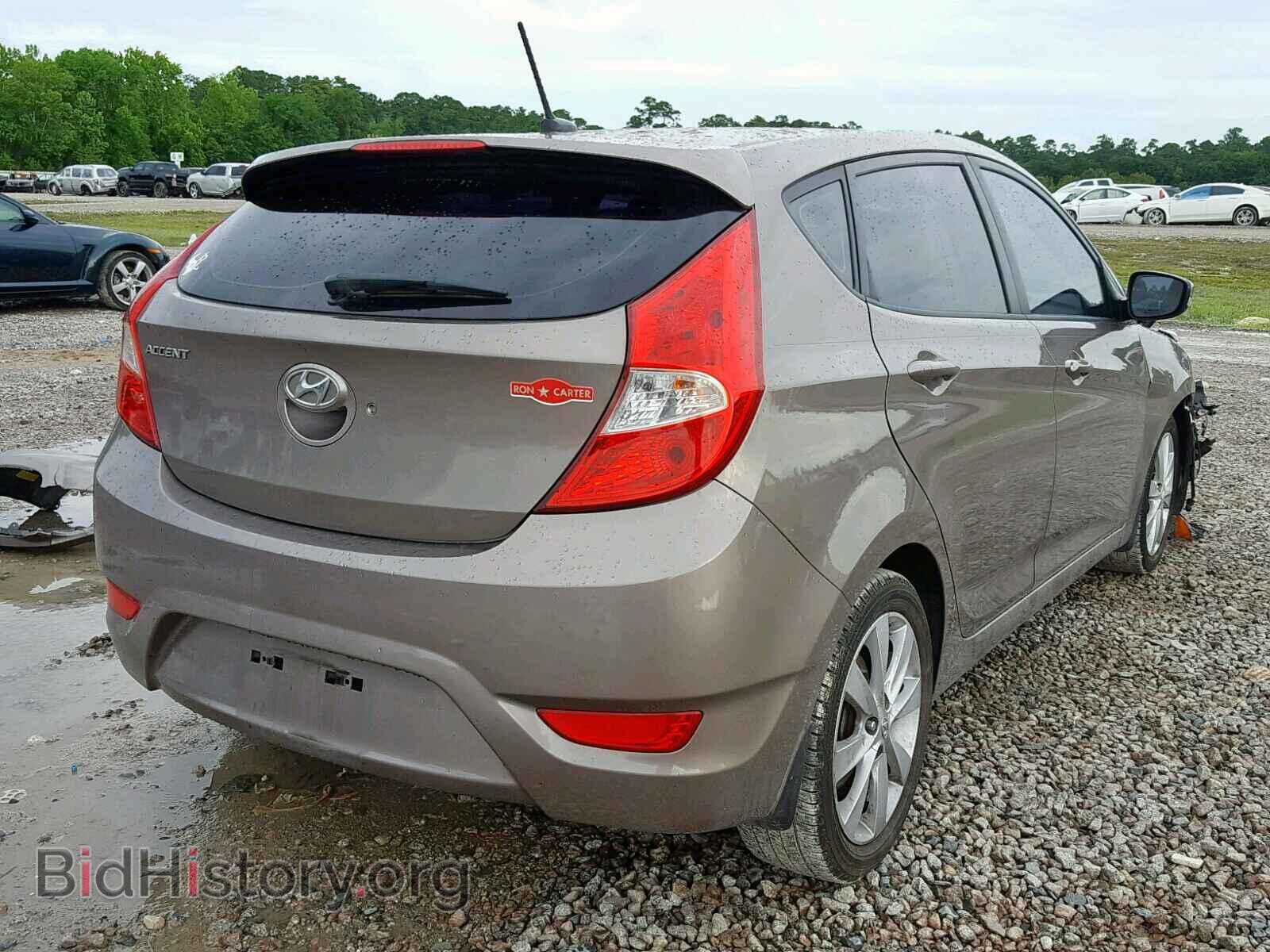 2014 HYUNDAI ACCENT - VIN: KMHCU5AE6EU152658 - Фото 4