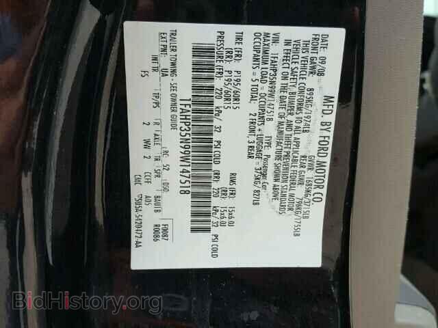 2009 FORD FOCUS - VIN: 1FAHP35N99W147518 - Фото 10