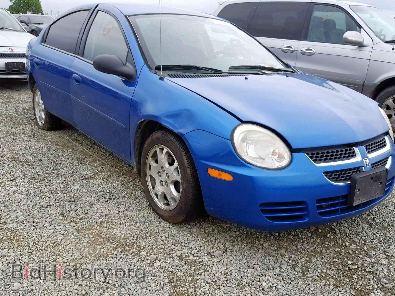 Фотография 1B3ES56C35D106569 - DODGE NEON 2005
