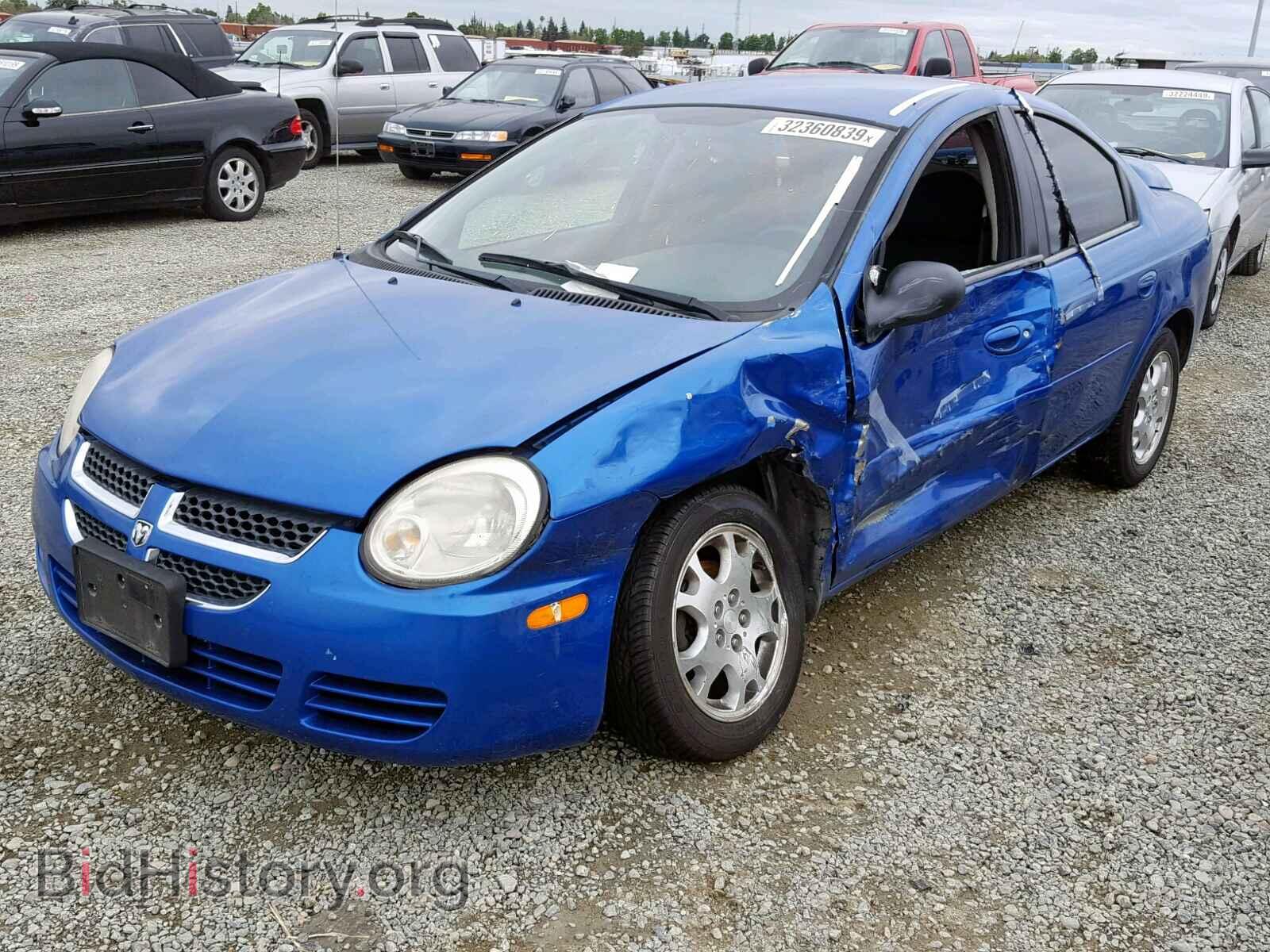 2005 DODGE NEON - VIN: 1B3ES56C35D106569 - Фото 2