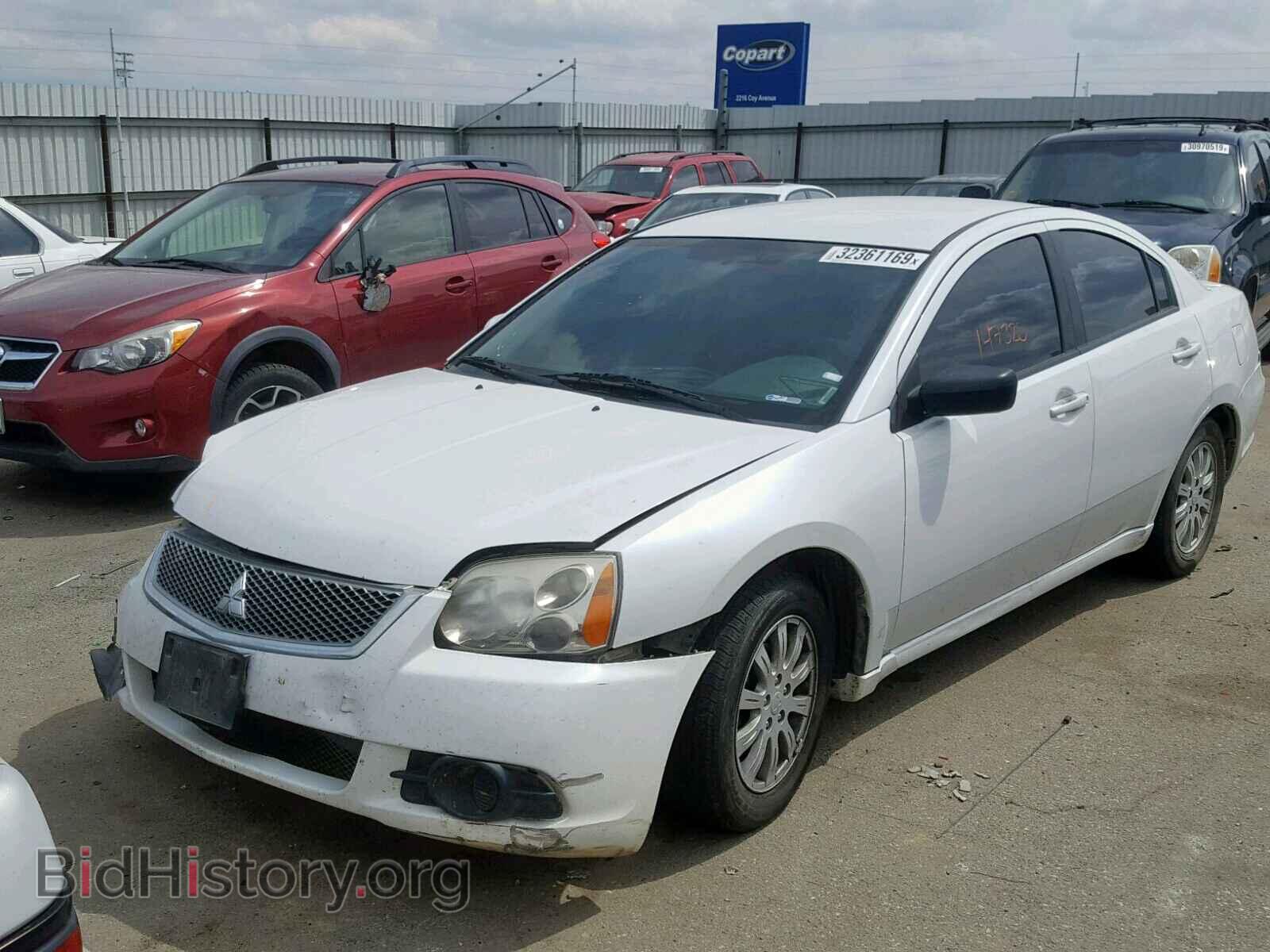 2012 MITSUBISHI GALANT - VIN: 4A32B2FF9CE011125 - Фото 2