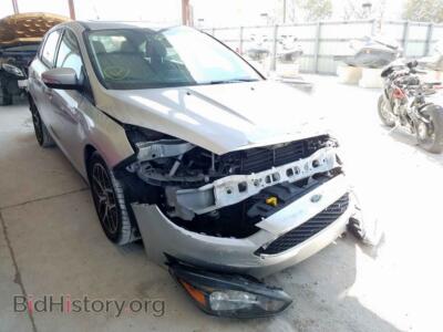 2017 Ford FOCUS Focus SEL, silver — VIN 1FADP3M2XHL248136, Copart