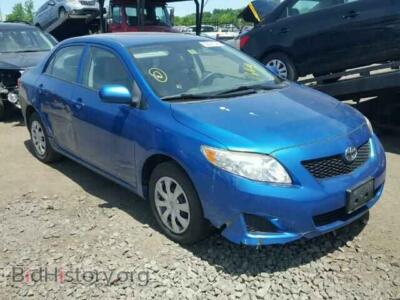 2010 Toyota COROLLA BA, синий — VIN 2T1BU4EEXAC303397, Copart