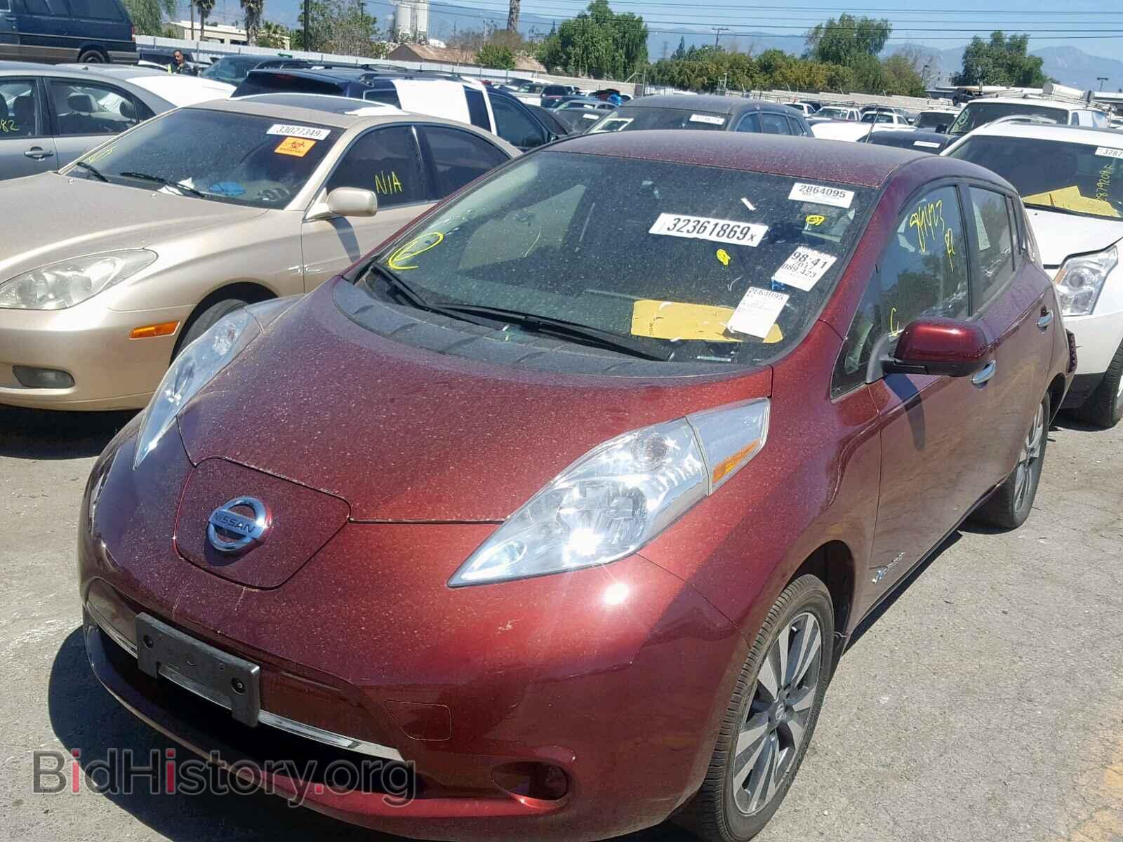 2017 NISSAN LEAF - VIN: 1N4BZ0CP9HC303379 - Фото 2