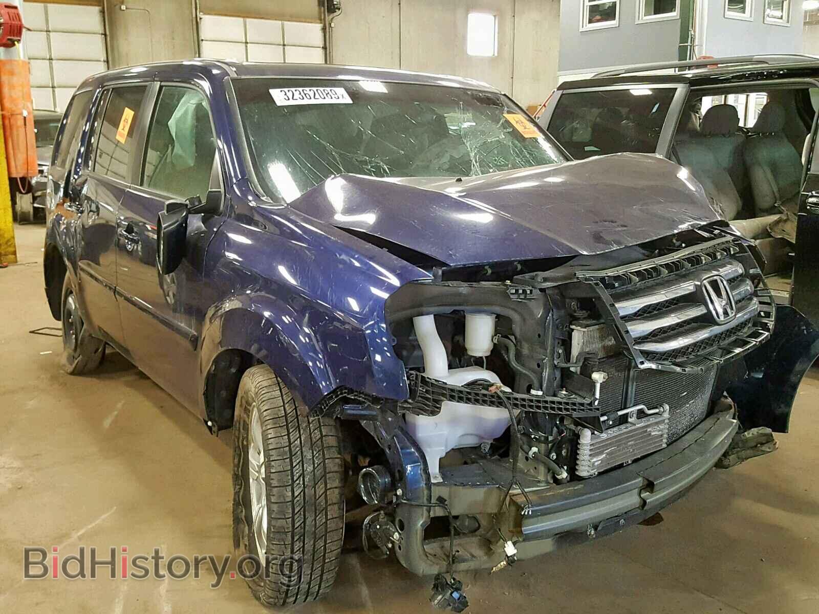 Фотография 5FNYF4H55EB037479 - HONDA PILOT EXL 2014