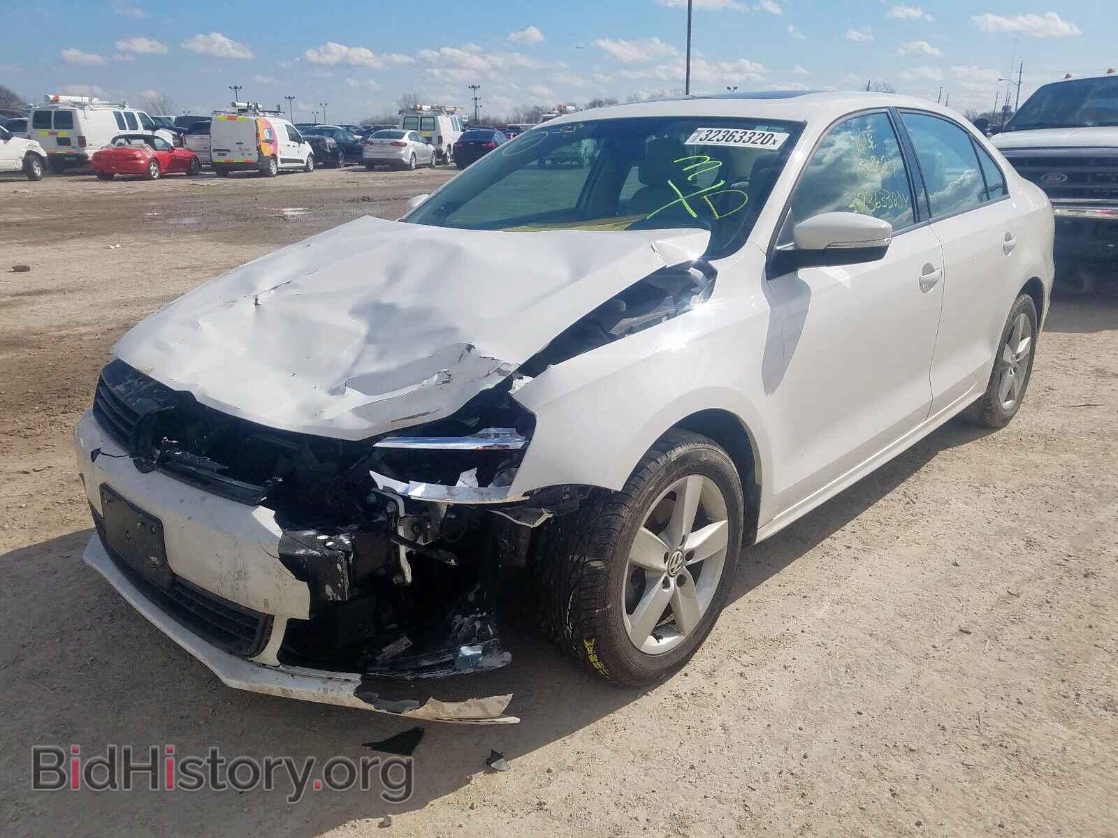 2012 VOLKSWAGEN JETTA - VIN: 3VWLL7AJ0CM388253 - Фото 2