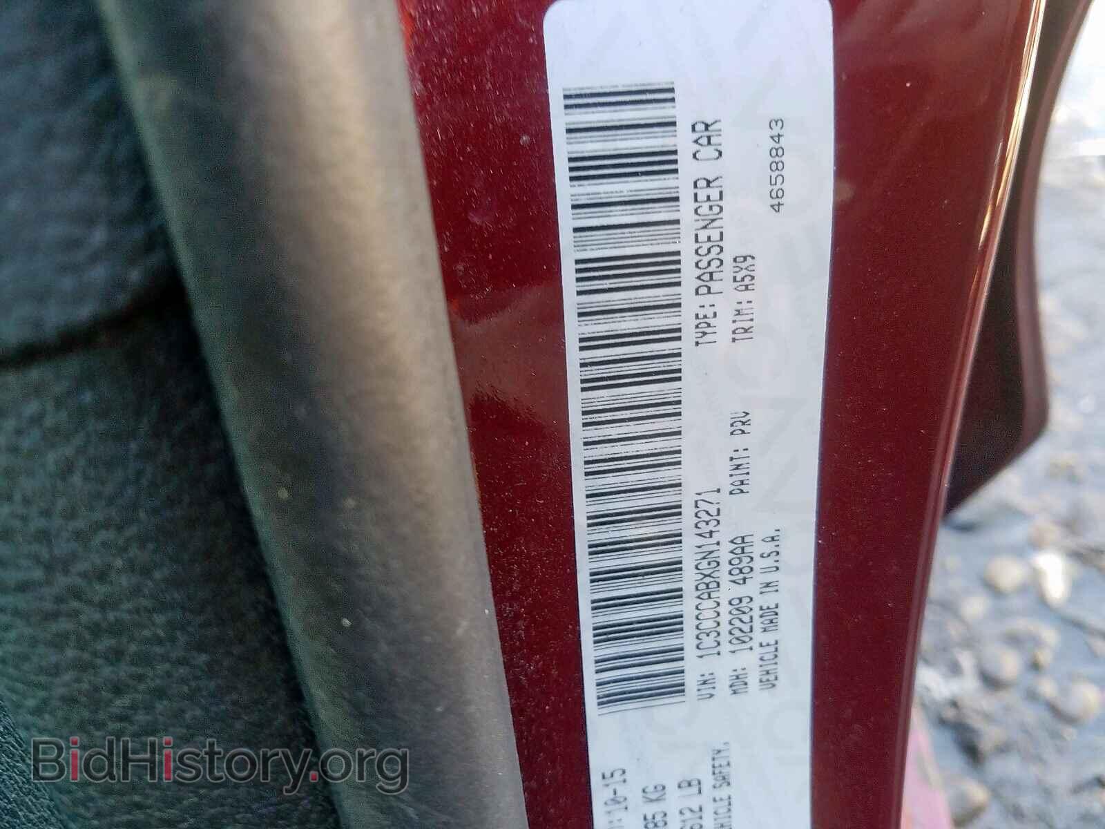 2016 CHRYSLER 200 - VIN: 1C3CCCABXGN143271 - Photo 10