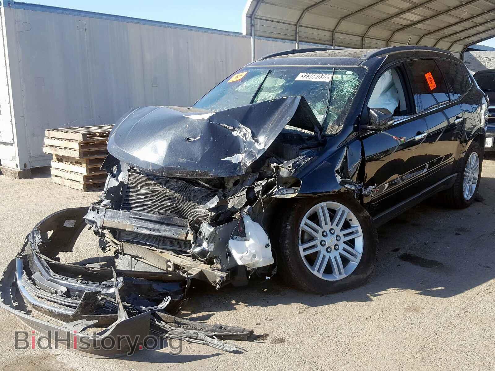 2014 CHEVROLET TRAVERSE - VIN: 1GNKRGKDXEJ112207 - Фото 2