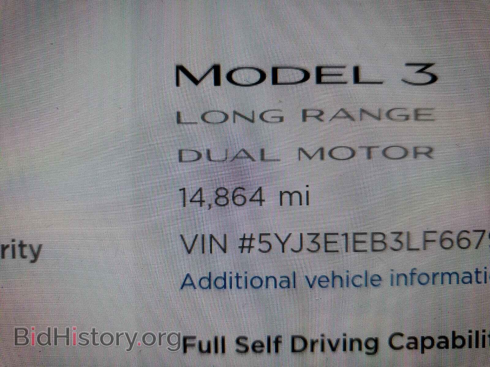 2020 TESLA MODEL 3 - VIN: 5YJ3E1EB3LF667973 - Photo 8