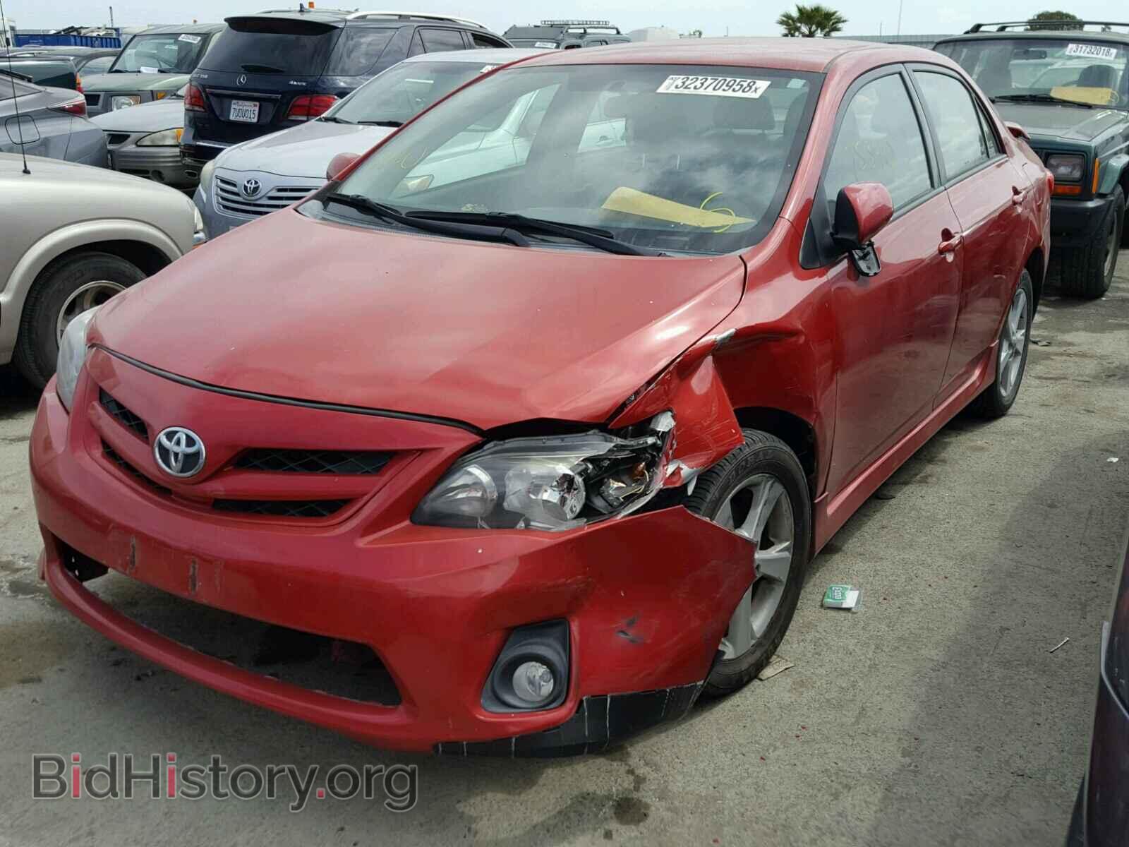 2011 TOYOTA COROLLA BA - VIN: 2T1BU4EE0BC673677 - Фото 2