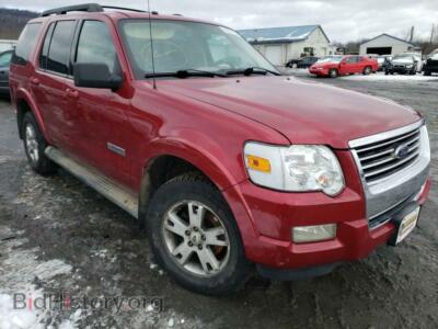 2008 Ford EXPLORER Explorer X, красный — VIN 1FMEU73E78UA67138, Copart