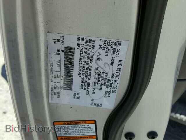 2005 FORD EXPLORER - VIN: 1FMZU63E35UC00467 - Фото 10
