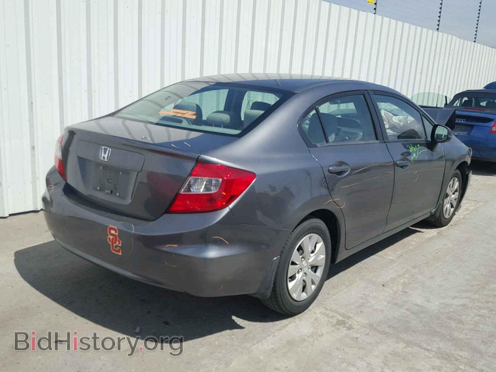 2012 HONDA CIVIC - VIN: 19XFB2F56CE367385 - Фото 4