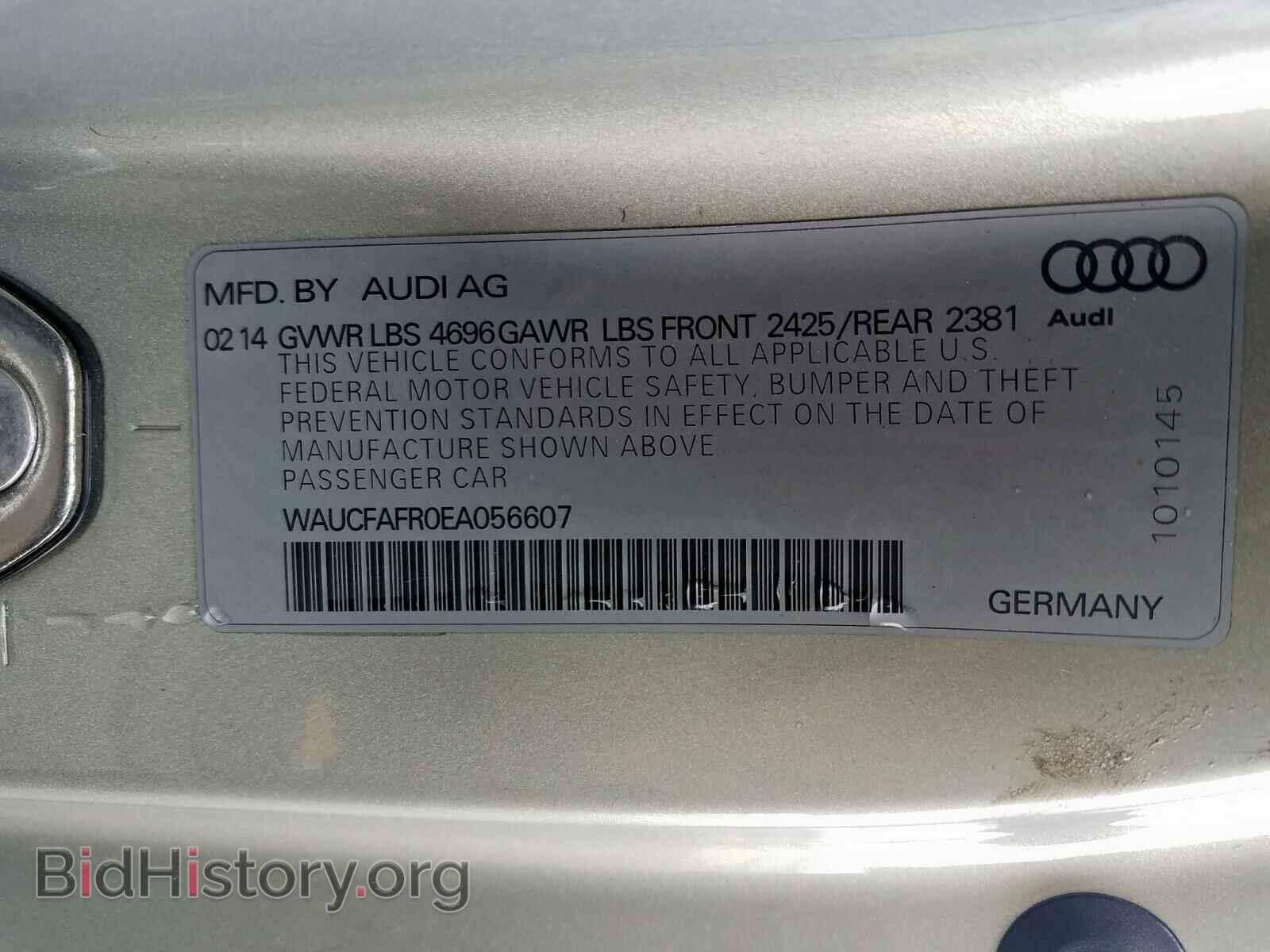 2014 AUDI A5 - VIN: WAUCFAFR0EA056607 - Photo 10