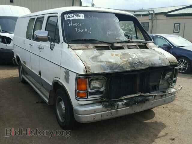 1992 Dodge RAM VAN RAM Van B2 (VIN 2B7HB21Y3NK114237) — photo 1 of 10, Copart, damage: burn
