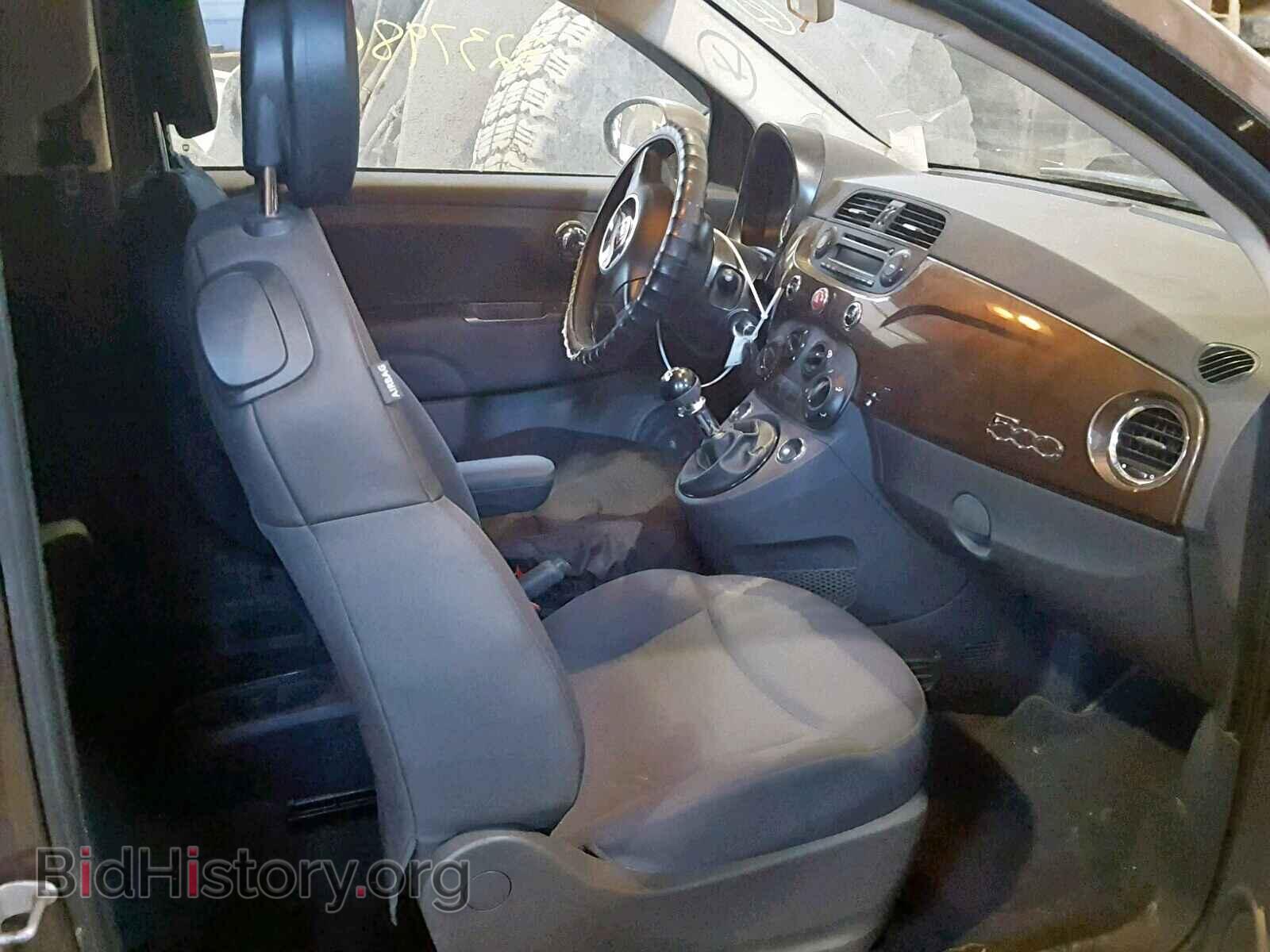 2013 FIAT 500 - VIN: 3C3CFFAR3DT606319 - Фото 5