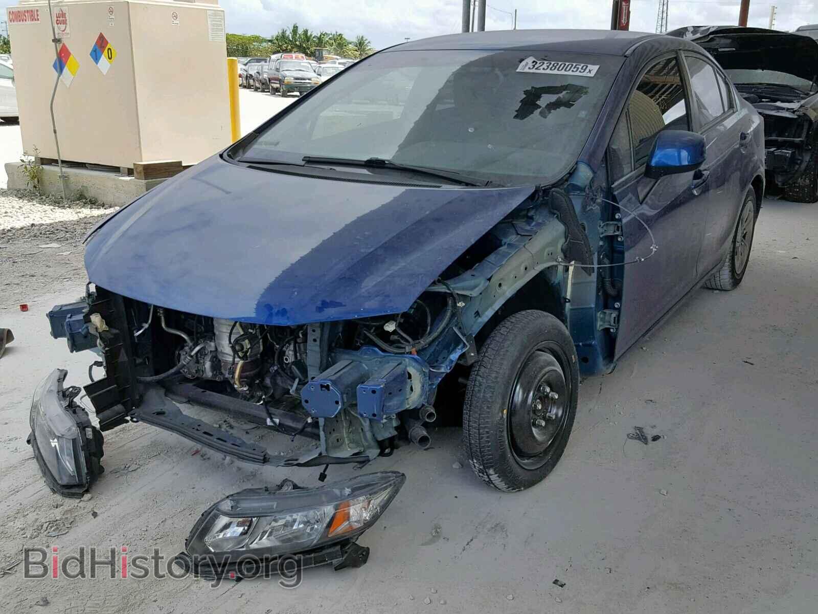 2013 HONDA CIVIC LX - VIN: 19XFB2F56DE014033 - Фото 2