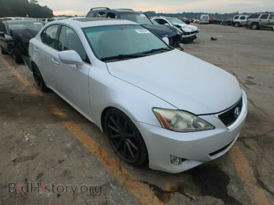 2007 Lexus IS350, white — VIN JTHBE262075012661, Copart